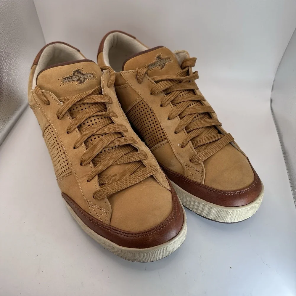 310 Motoring Men's Shoes Size 12 EU 46 Hurricane 31501 Wheat Brown Leather Suede